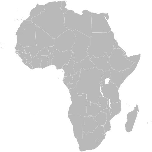 Map of Africa icon